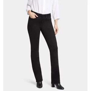 NYDJ Barbara Bootcut Jeans Black Size 12 x‎ 32 High Waist Stretch